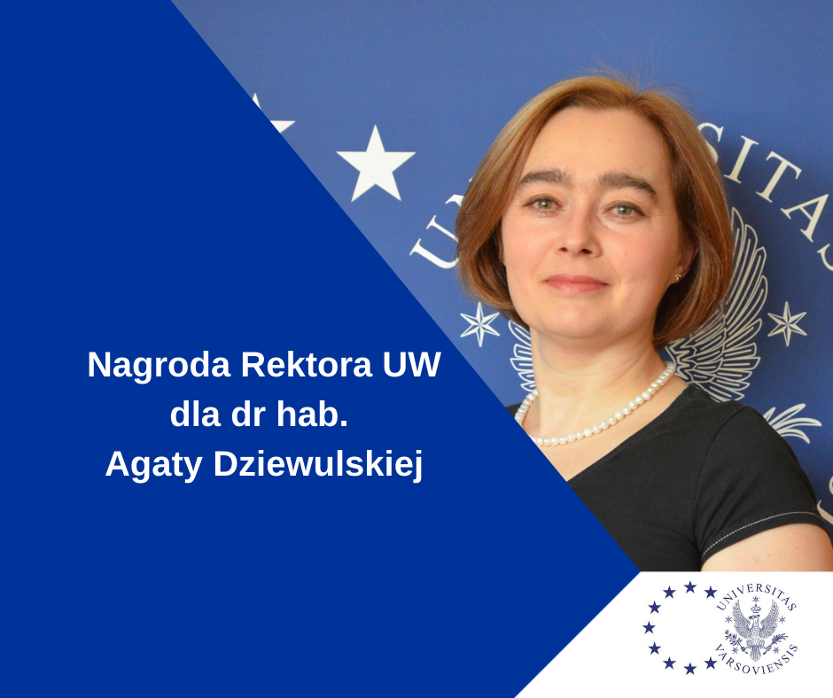 Nagroda_RektoraUW_Dr_Hab._A.Dziewulska
