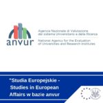 Studia Europejskie   Studies In European Affairs Z Pozytywną Oceną Anvur