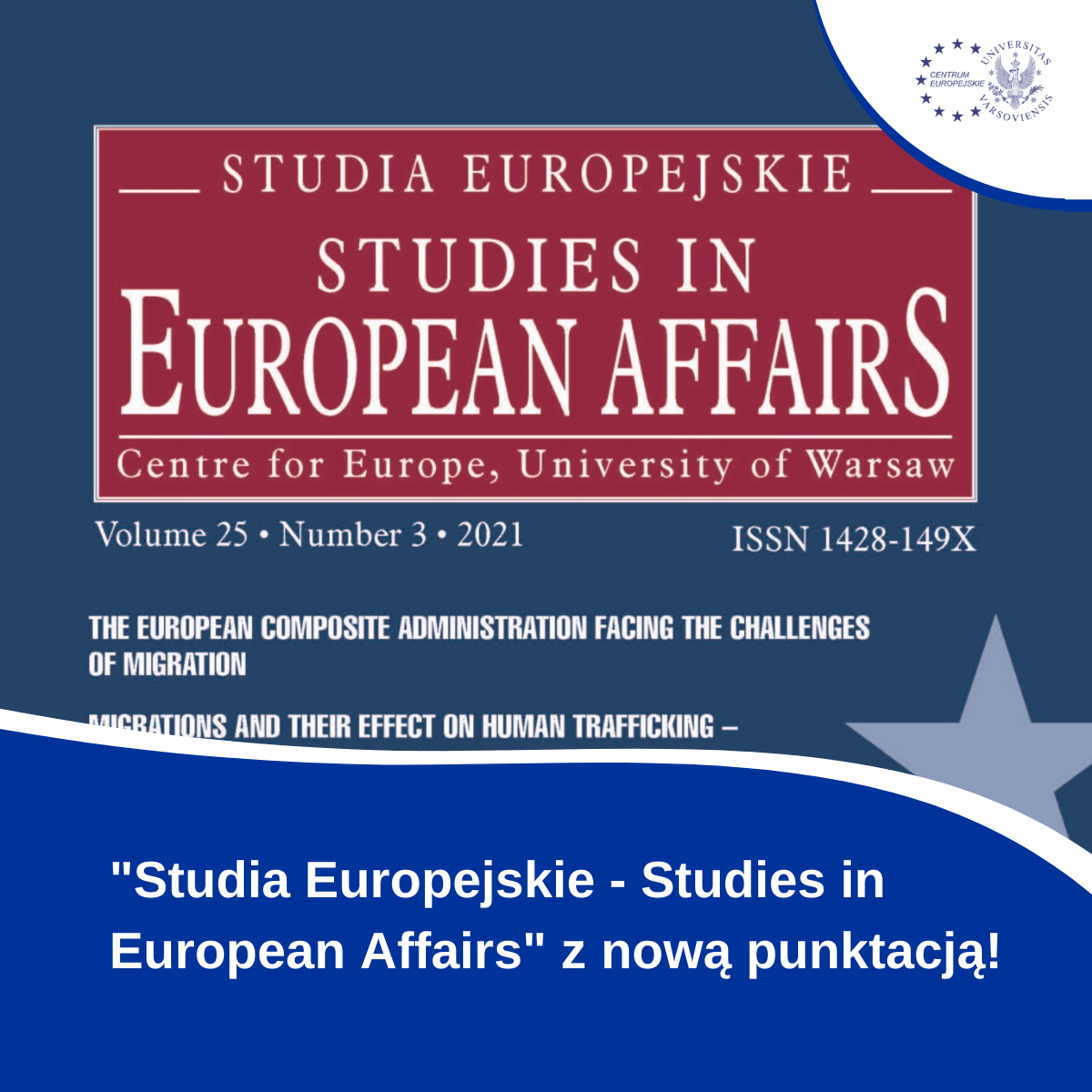 Studia Europejskie   Studies In European Affairs Z Nową Punktacją!