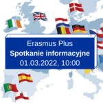 Erasmus Plus 2022 2023   Spotkanie Informacyjne!