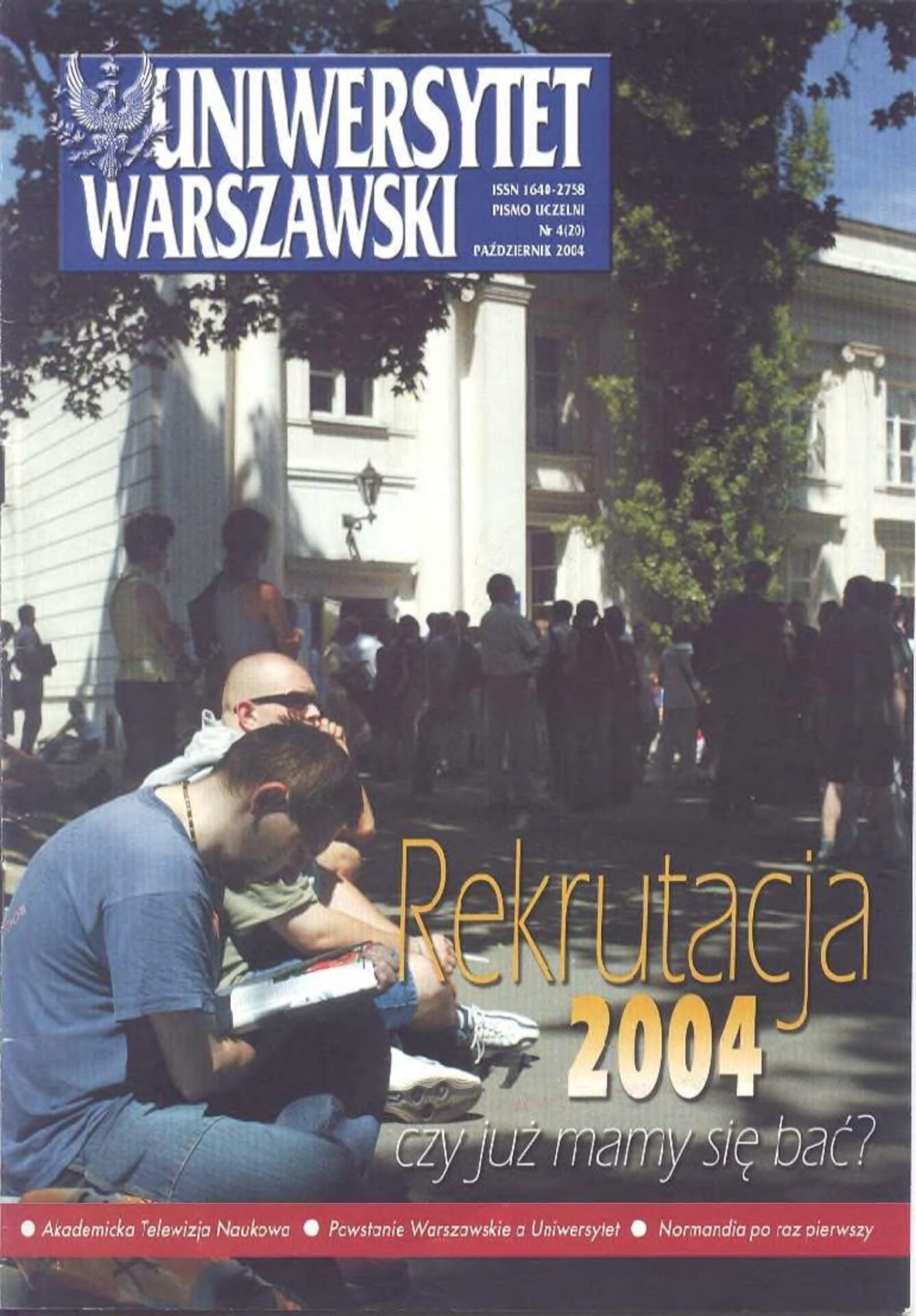 Uniwersytet Warszawski _ Pismo Uczelni. 2004, Nr 4 (20)