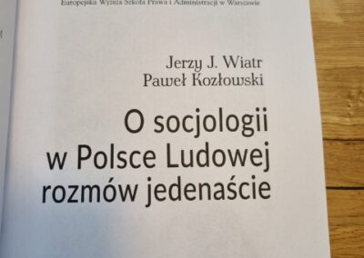 Paweł Kozłowski   O Socjologii W Polsce Ludowej Rowmów Jedenaście.JPG_2