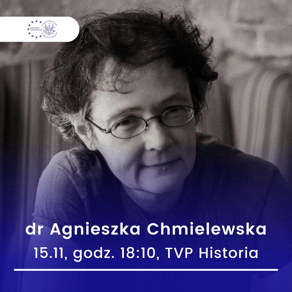 Dr Agnieszka Chmielewska W TVP Historia Już 15.11